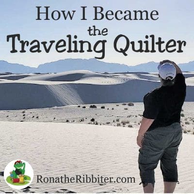 How I became the traveling quilter sq