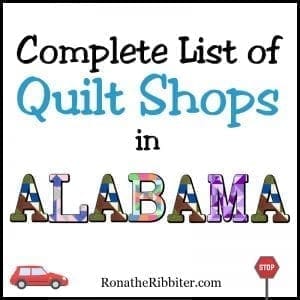 AL quilt shops