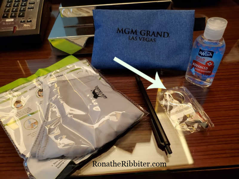 MGM Grand travel safety pouch contents - travel tips during COVID
Road Trip safety tips COVID