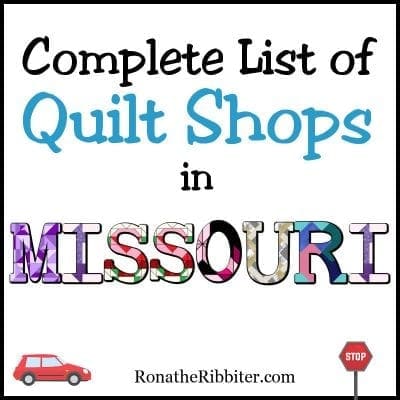 MO Quilt shops