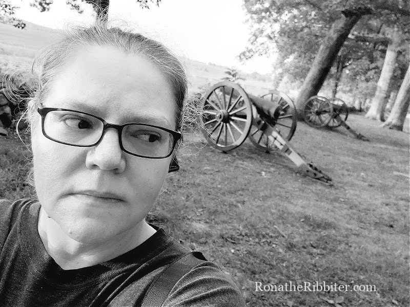 Rona the Ribbiter sees ghosts in Gettysburg Battlefield
