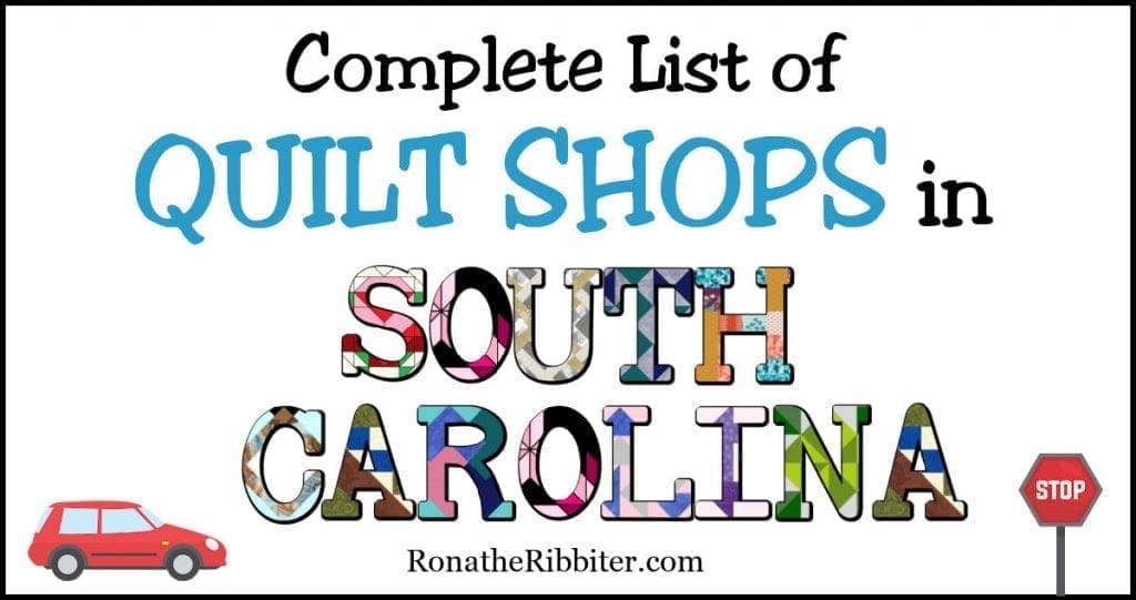 quilt shops in south carolina