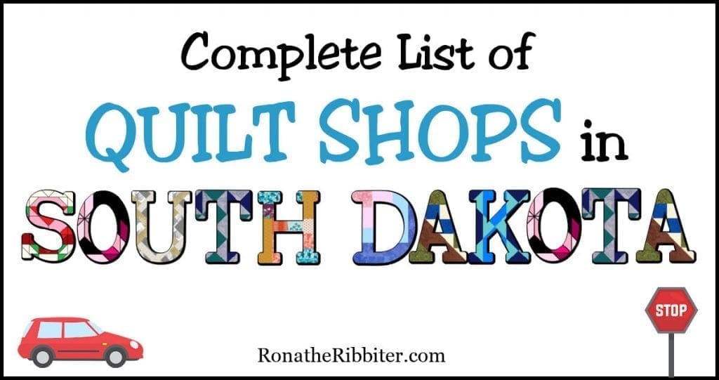Quilt shops in south dakota