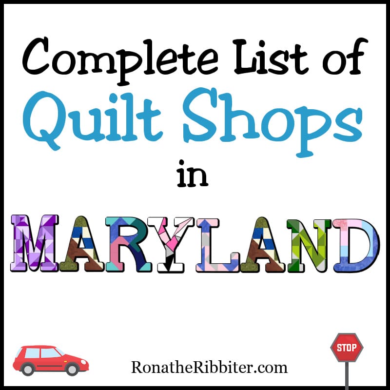 quilt shops in MD