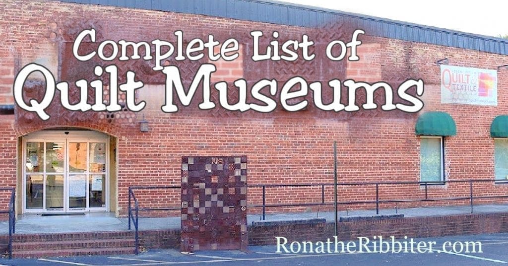 quilt museums list