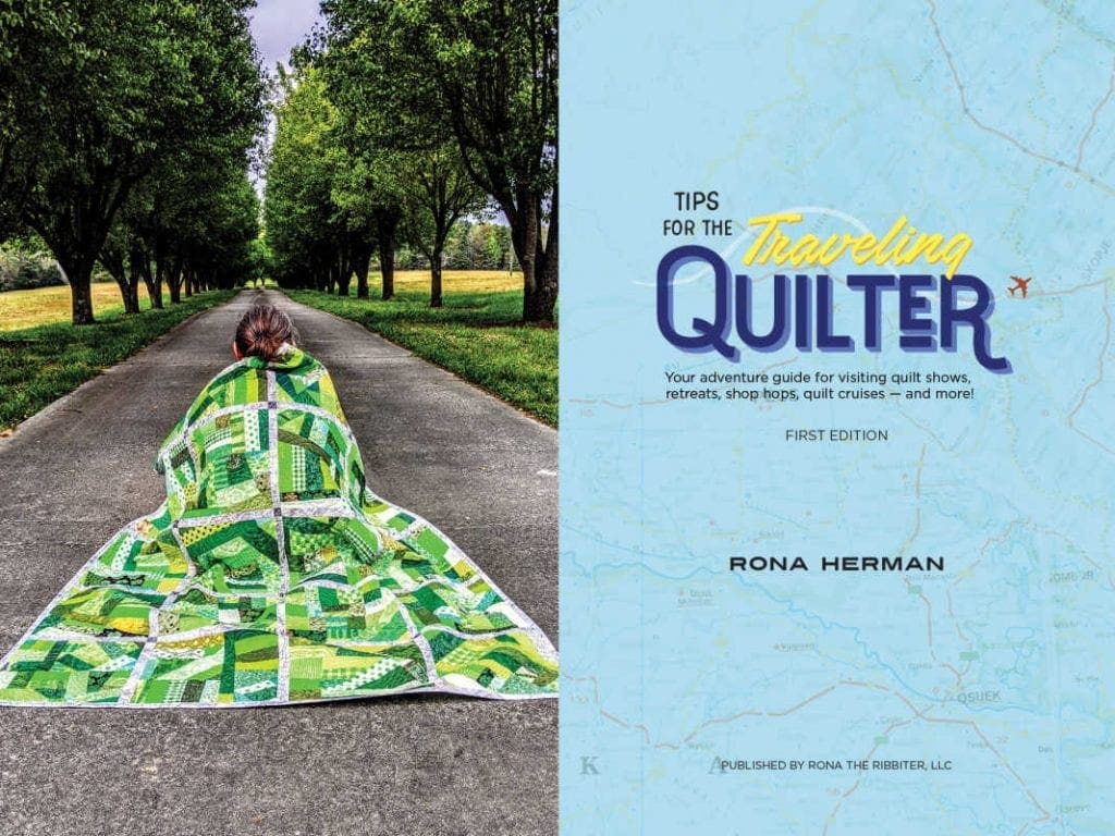 Tips for the Traveling Quilter Book Rona the Ribbiter