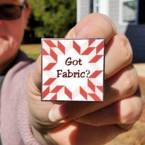 Got Fabric Pin