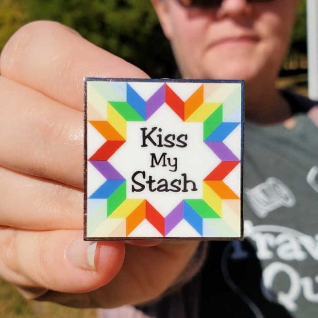 Kiss My Stash Pin