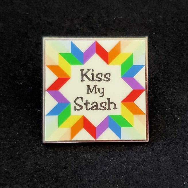 Kiss My Stash Collector Pin - Image 2