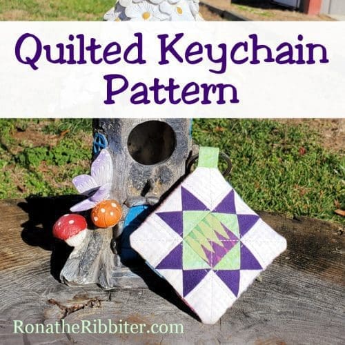 Quilted Keychain Pattern (PDF)