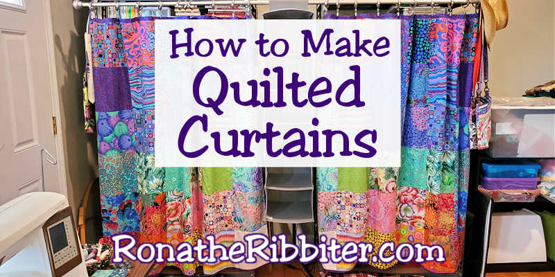 make studio shelf quilted curtains