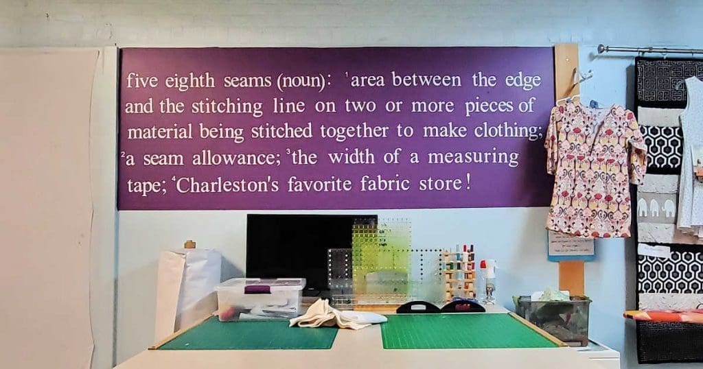 five eighth seams wall