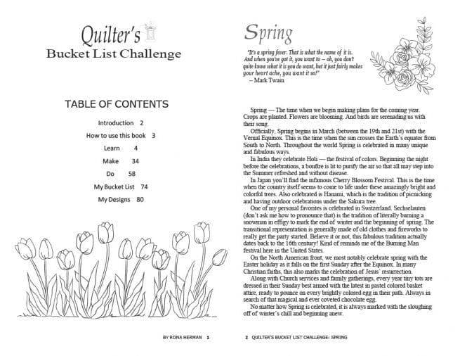 COPYRIGHT Spring Bucket List Book RtR