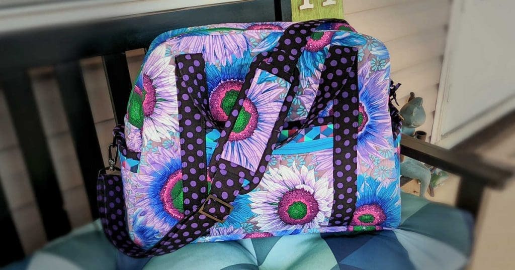 Ultimate Travel Bag 2.0 made by Rona the Traveling Quilter