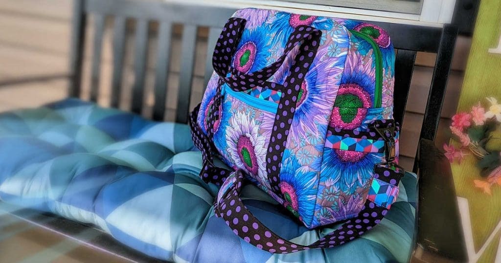 Ultimate Travel Bag made by Rona the Traveling Quilter