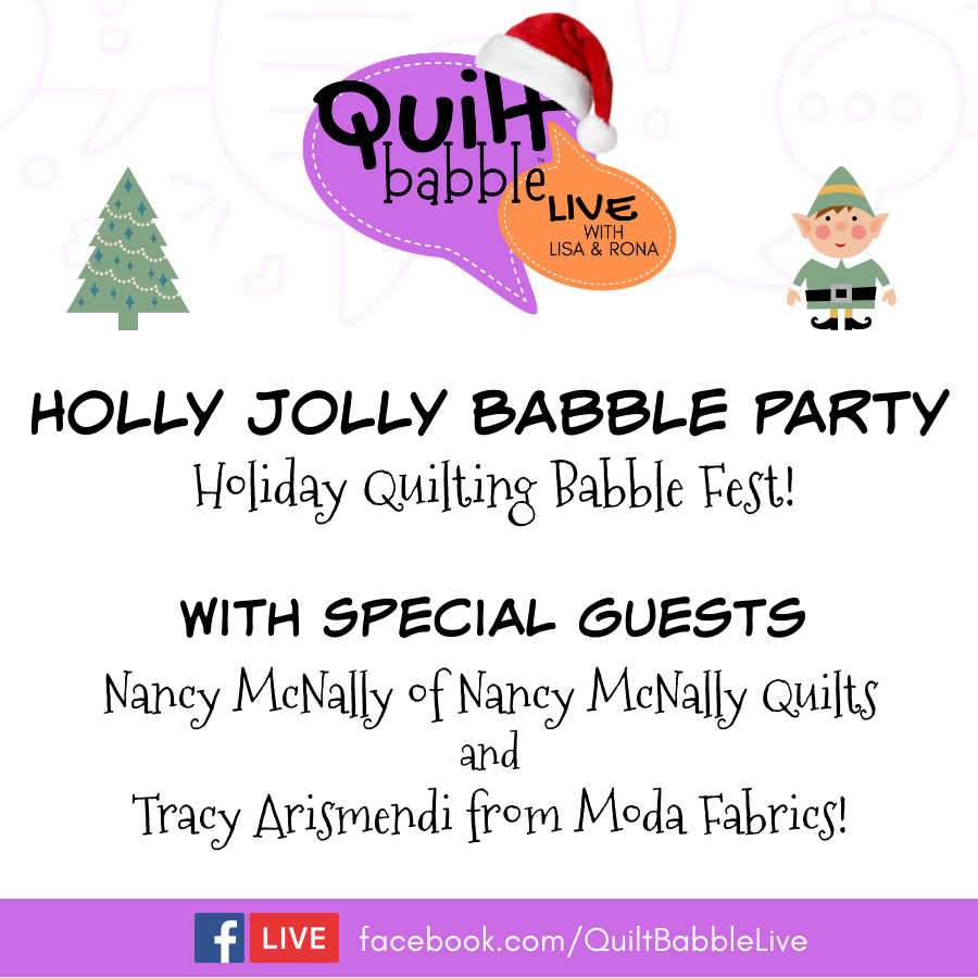 Quilt Babble Holly Jolly Babble Party
