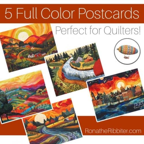 Quilter's Travel Postcards