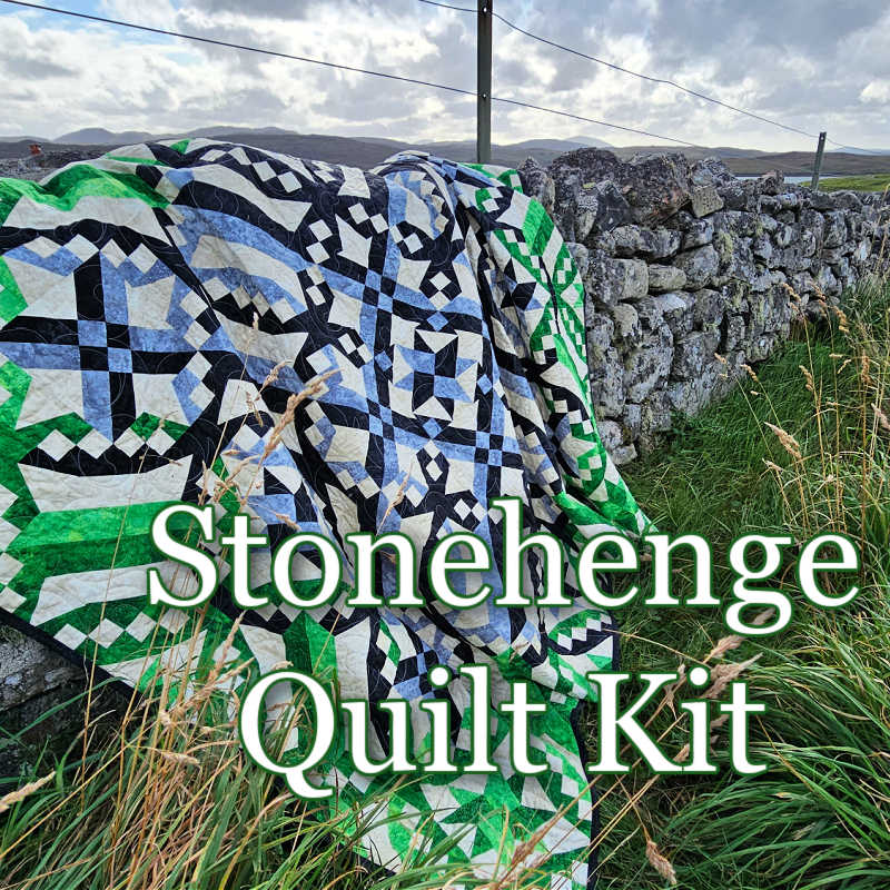 Stonehenge Quilt Kit | Rona the Ribbiter