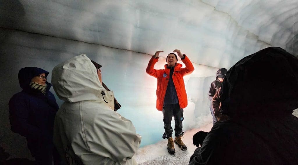 Inside Langjokull Ice Cave | Rona the Ribbiter