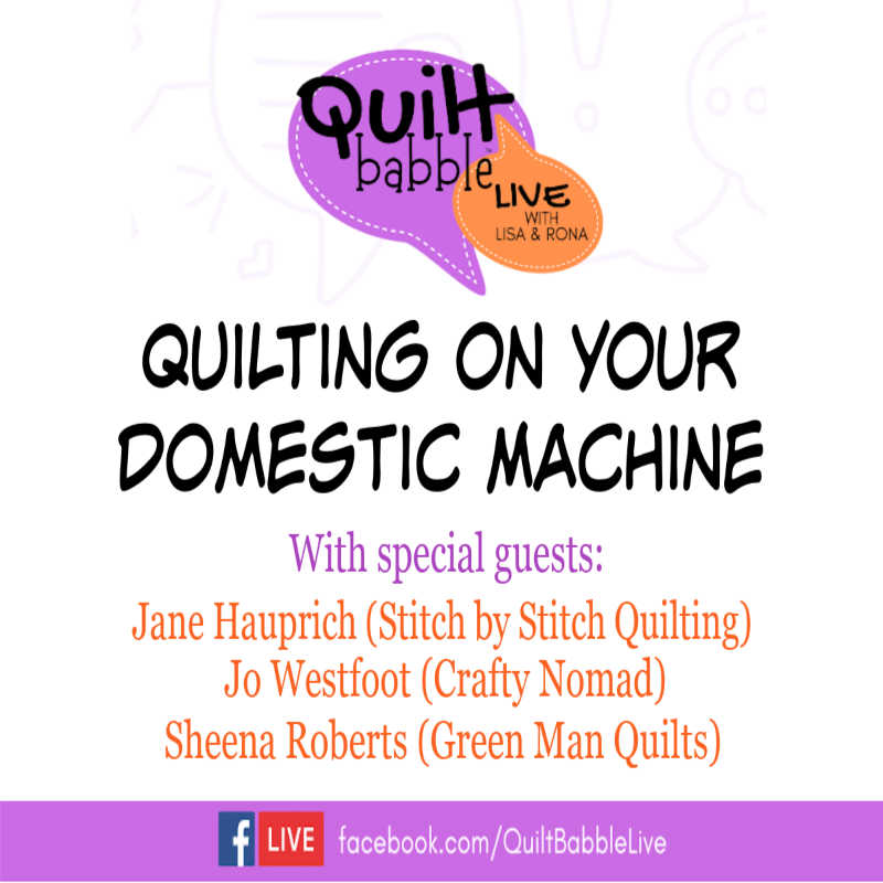 Quilt Babble Domestic Machine Quilting