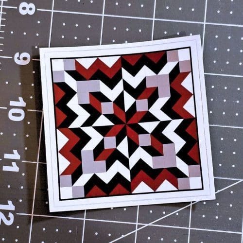 Little Stargazer quilt sticker | Rona the Ribbiter