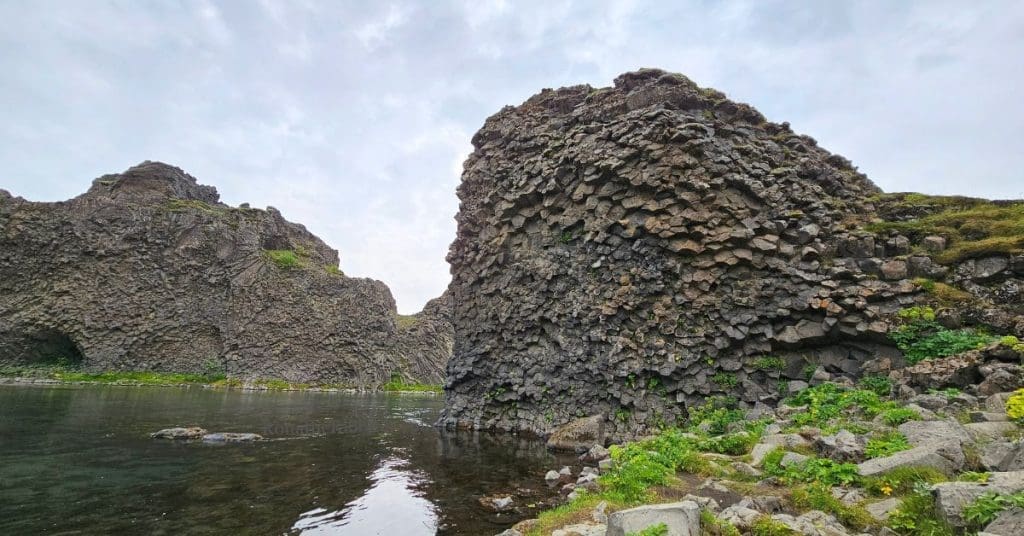 Basalt formations in Iceland