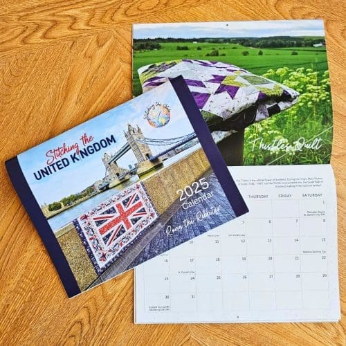 Stitching the United Kingdom 2025 Calendar